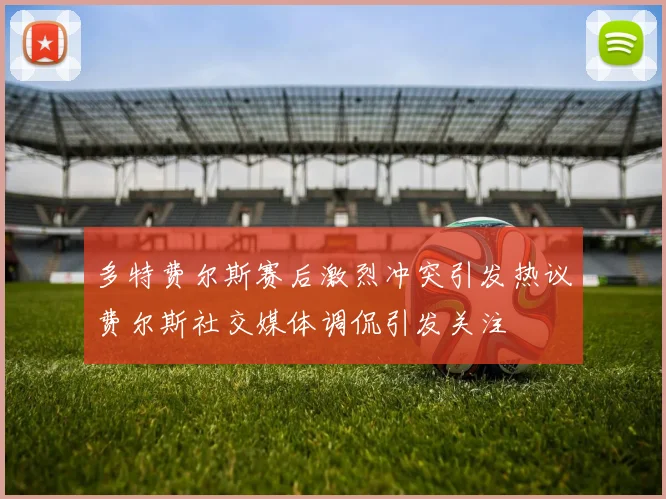 多特费尔斯赛后激烈冲突引发热议费尔斯社交媒体调侃引发关注